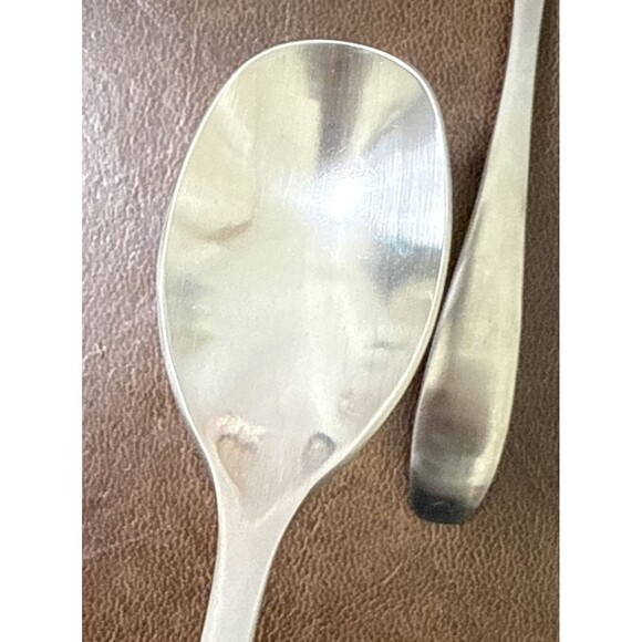 Oneida STAFFORD Satin Stainless 18/10 Slotted Serving Spoon, Sugar, Butter EUC - Picture 3 of 16